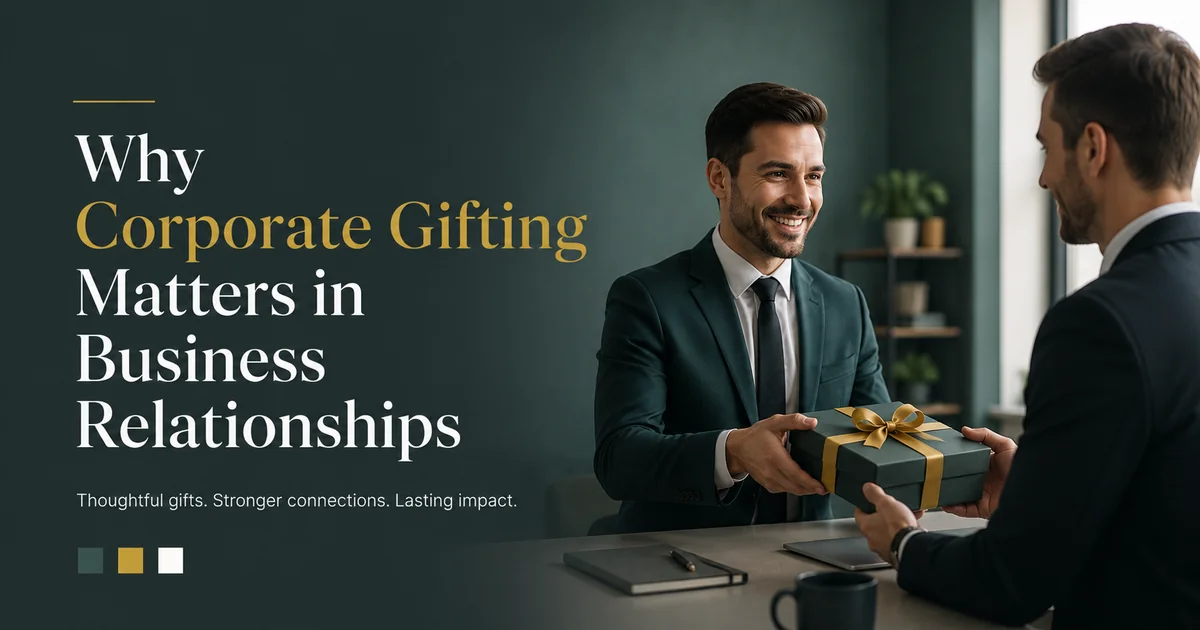 Why Corporate Gifting Matters in Business Relationships